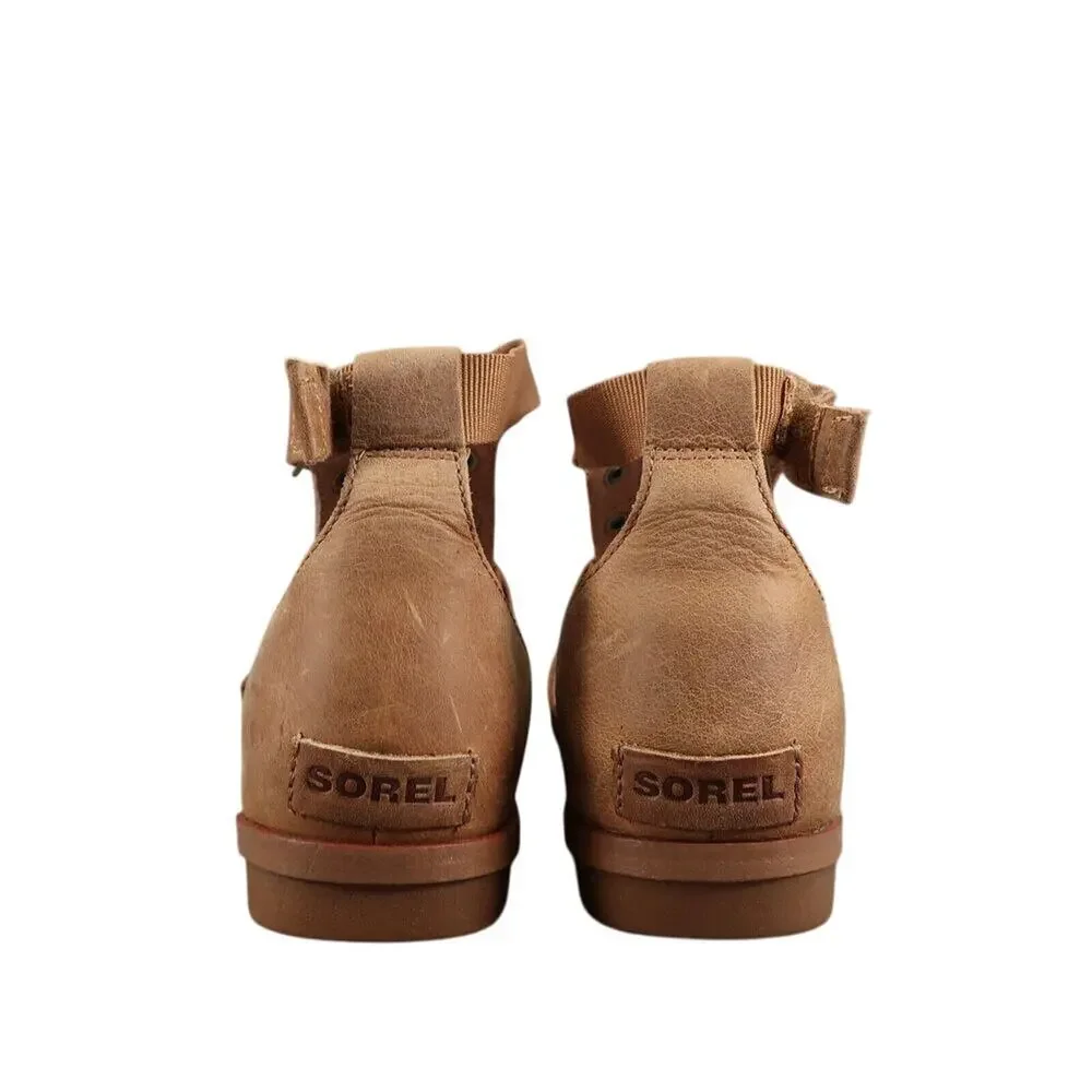 Sorel Shoes Women 9 Sandal Gladiator Fashion Comfort Leather Torpeda Carly Brown